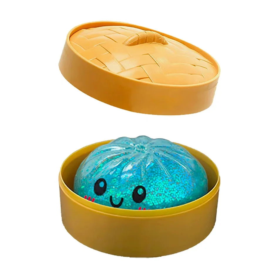 Dumpling Squishies: Adorable Slow Rising Stress Relief Toy for All Ages - Perfect Anti-Anxiety Gift!