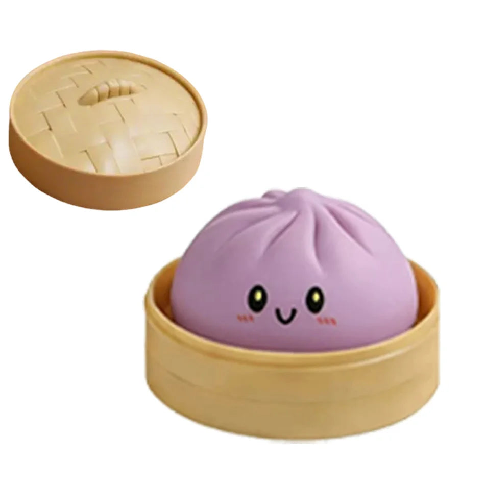 Dumpling Squishies: Adorable Slow Rising Stress Relief Toy for All Ages - Perfect Anti-Anxiety Gift!