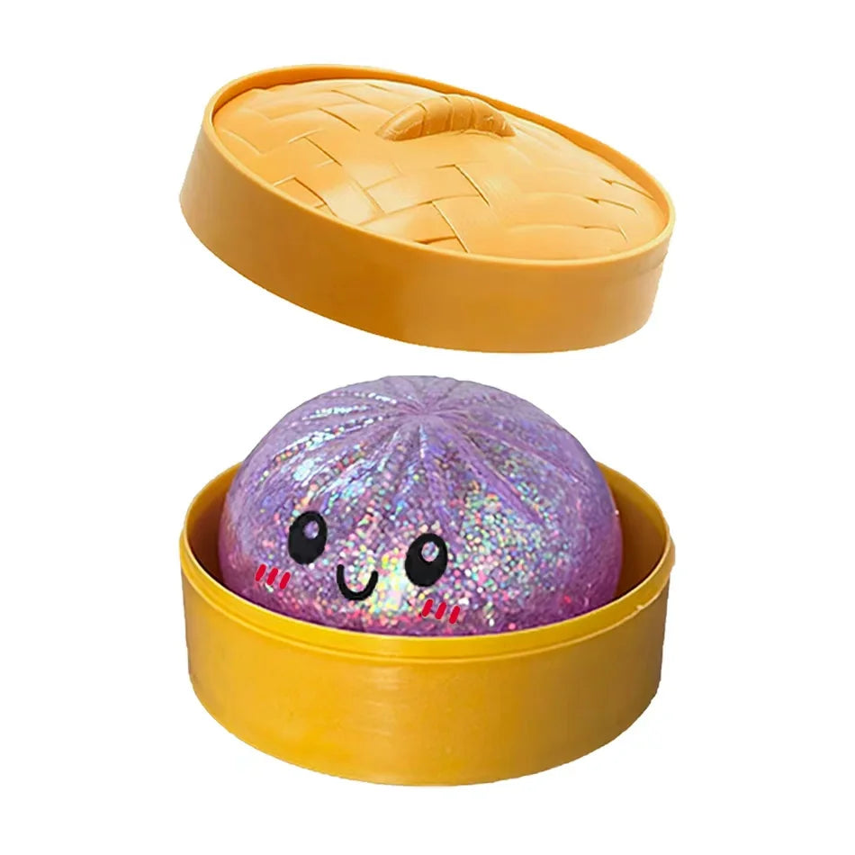 Dumpling Squishies: Adorable Slow Rising Stress Relief Toy for All Ages - Perfect Anti-Anxiety Gift!