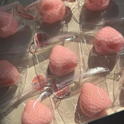 Delightful Strawberry Taba Squishy Fidget Toy - Perfect for Stress Relief and Fun for All Ages!