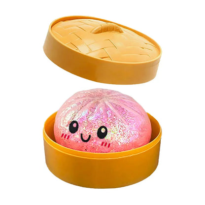 Dumpling Squishies: Adorable Slow Rising Stress Relief Toy for All Ages - Perfect Anti-Anxiety Gift!