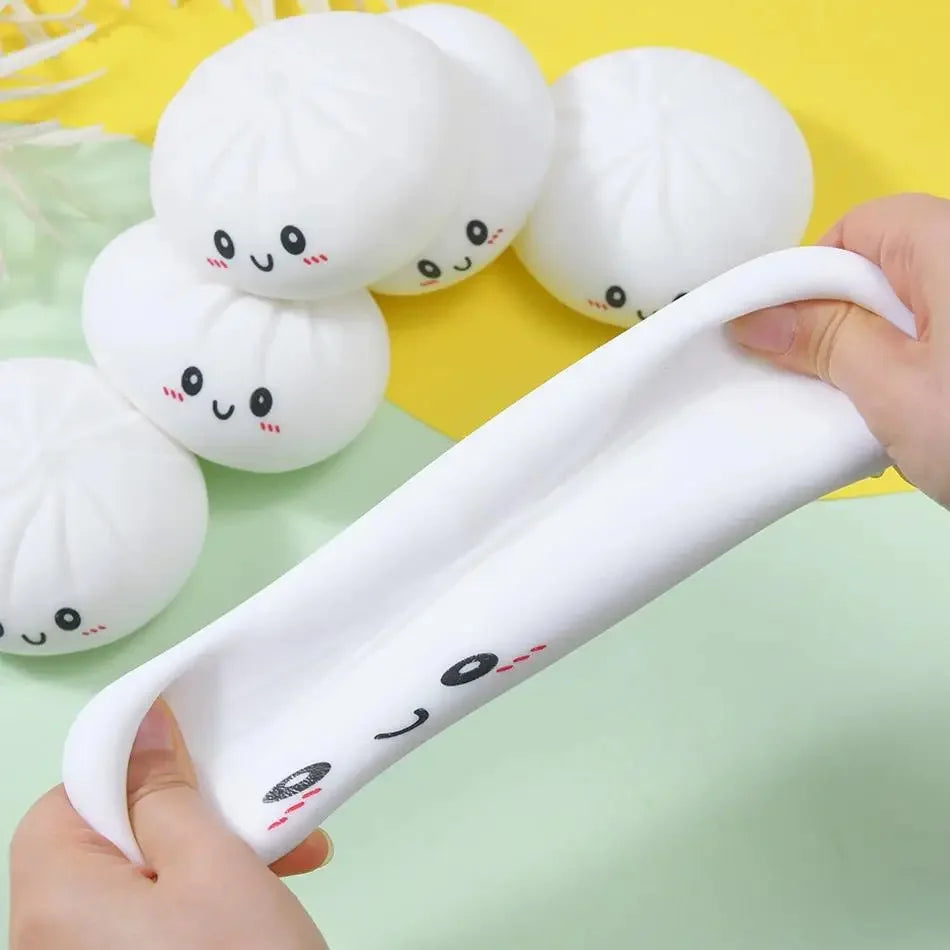 Dumpling Squishies: Adorable Slow Rising Stress Relief Toy for All Ages - Perfect Anti-Anxiety Gift!
