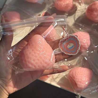 Delightful Strawberry Taba Squishy Fidget Toy - Perfect for Stress Relief and Fun for All Ages!